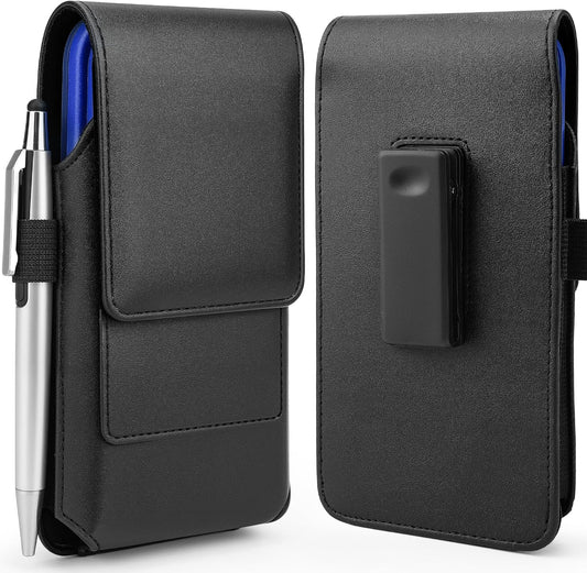 Mopaclle Phone Holster with 360° Rotating Clip,Cell Phone Belt Holder Compatible with iPhone 17 Pro Max/Air,iPhone 16 Pro Max,15 14 Pro Max & Plus,Galaxy S25+/S24+/S23+ & FE Models, Fit with Case On