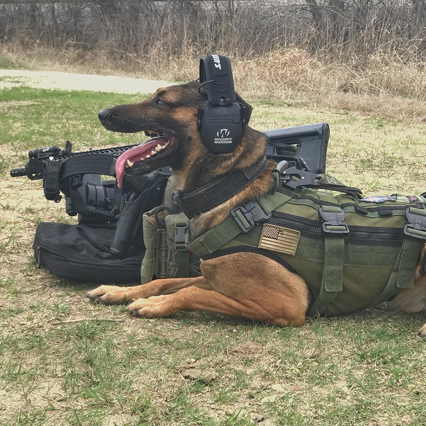 Walker's Razor Slim Ultra Low Profile Compact Design Adjustable Range Shooting Hunting Hearing Protection Electronic Earmuffs