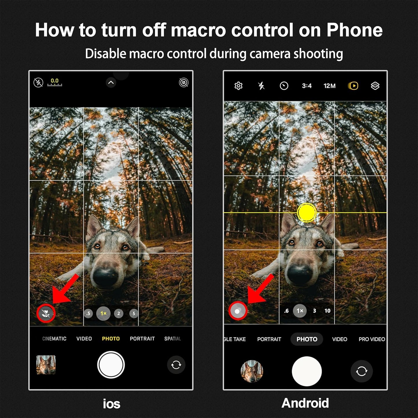 8MM 220°Fisheye Lens for iPhone Android Smartphone, Compatible with SmallRig NEEWER Phone Cage, with 17mm Thread Universal Phone Lens Clip and Black Portable Bag